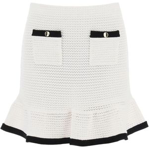 Self Portrait, Dames, Rokken, Wit, Maat: L