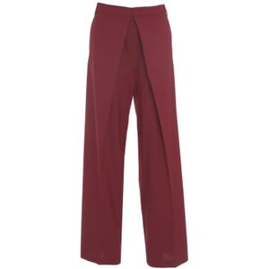 Semicouture, Dames, Broeken, Rood, Maat: S