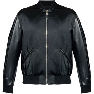 Givenchy - Bomberjack - Zwart - Heren - Katoen en Satin