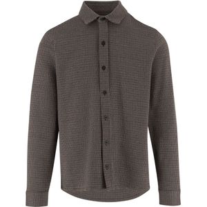 Vince, Heren, Overhemden, Bruin, Maat: 2XL Katoen,