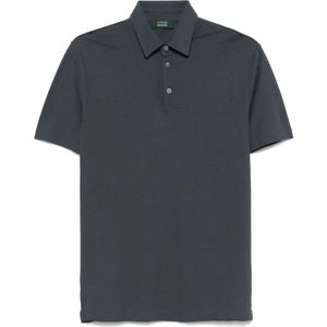 Zanone, Heren, Tops, Grijs, Maat: 3XL Katoen,