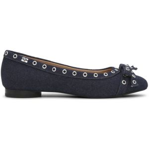 Ganni, Dames, Schoenen, Blauw, Maat: 37 EU Denim,