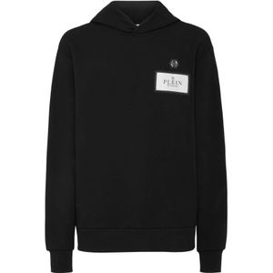 Philipp Plein - Hoodie Sweatshirt LS - Zwart - Heren - Katoen