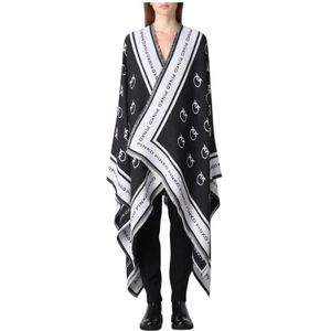 Pinko, Dames, Jassen, Zwart, Maat: ONE Size Wol,