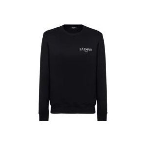 Balmain Vintage sweatshirt , Black , Heren , Maat: L
