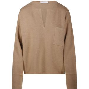 Max Mara, Dames, Truien, Beige, Maat: XS Wol,