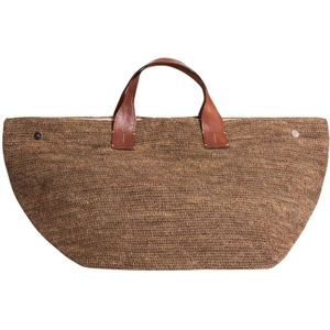 Ibeliv, Dames, Tassen, Bruin, Maat: ONE Size Katoen,