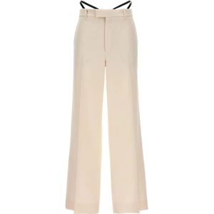 Gucci, Dames, Broeken, Wit, Maat: L Katoen,