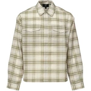 Represent, Heren, Overhemden, Veelkleurig, Maat: M Flanel,