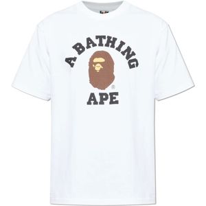 A Bathing Ape, Heren, Tops, Wit, Maat: XL Katoen,