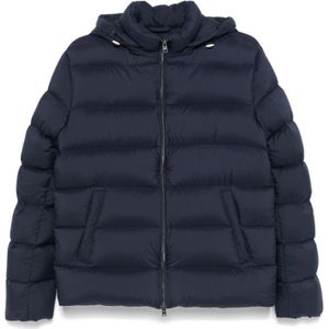 Herno, Heren, Jassen, Blauw, Maat: M Polyamide,