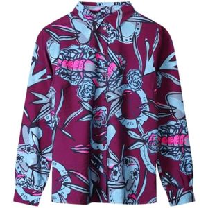 Pom Amsterdam, Dames, Blouses & Shirts, Veelkleurig, Maat: M Viscose,