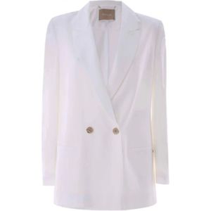 Kocca, Dames, Jassen, Wit, Maat: XS Linnen,