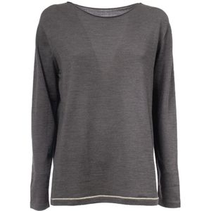 Le Tricot Perugia, Dames, Truien, Grijs, Maat: S Wol,