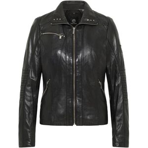 Carlo Colucci, Dames, Jassen, Zwart, Maat: XL Leer,