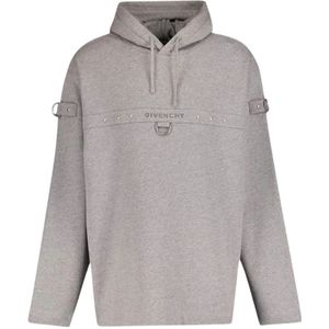 Givenchy, Heren, Sweatshirts & Hoodies, Grijs, Maat: S Katoen,