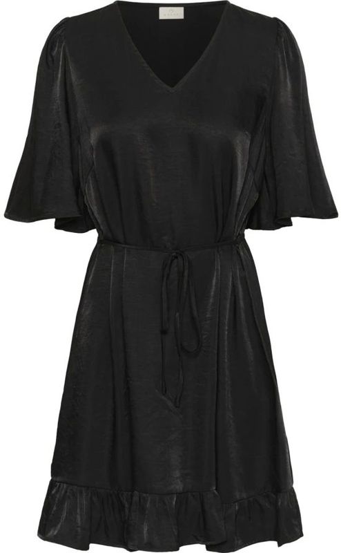 Kaffe - Midi-jurk - Zwart - Dames