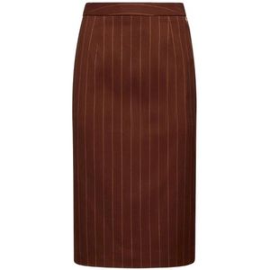 Silvian Heach, Dames, Rokken, Bruin, Maat: 2XS Viscose,
