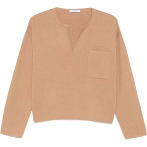 Max Mara, Dames, Truien, Bruin, Maat: M