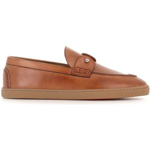 Christian Louboutin, Heren, Schoenen, Bruin, Maat: 42 EU Leer,