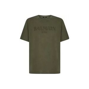 Balmain T-Hemden , Green , Heren , Maat: L