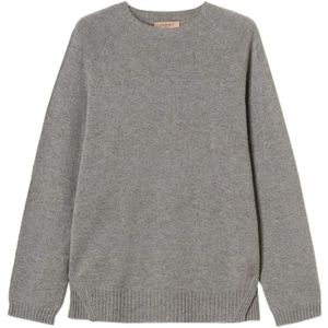 Twinset, Dames, Truien, Grijs, Maat: L Wol,