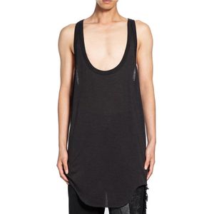 Rick Owens, Heren, Tops, Zwart, Maat: M Zijde,