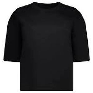 Max Mara, Dames, Tops, Zwart, Maat: M Katoen,