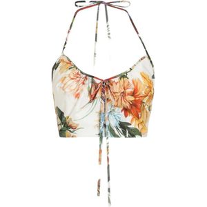 Dolce & Gabbana, Dames, Tops, Veelkleurig, Maat: M Katoen,