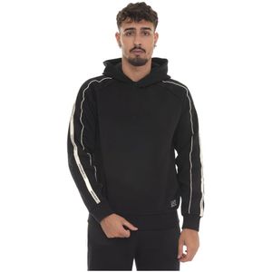 Emporio Armani Ea7, Heren, Sweatshirts & Hoodies, Zwart, Maat: M