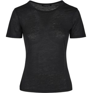 Anine Bing, Dames, Tops, Zwart, Maat: L Wol,