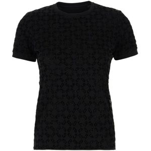 Givenchy, Dames, Tops, Zwart, Maat: S Katoen,