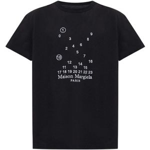Maison Margiela, Heren, Tops, Zwart, Maat: M Katoen,