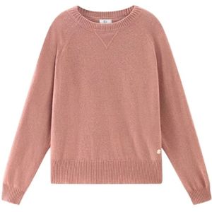 Woolrich, Dames, Truien, Roze, Maat: S Wol,