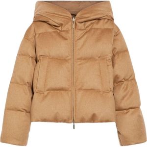 Max Mara, Dames, Jassen, Bruin, Maat: 4XS Wol,