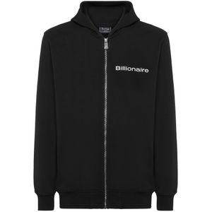 Billionaire, Heren, Sweatshirts & Hoodies, Zwart, Maat: L Katoen,
