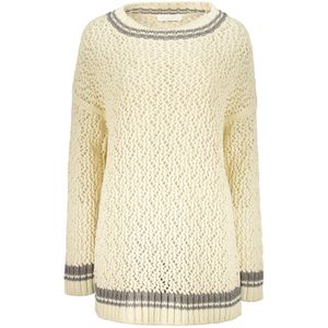 Fabiana Filippi, Dames, Truien, Beige, Maat: XS Katoen,