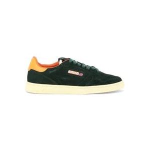 Autry Suede Lage Sneakers , Green , Heren , Maat: 42 EU