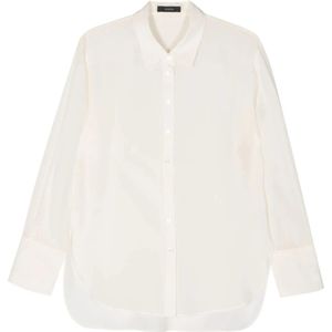 Joseph, Dames, Blouses & Shirts, Wit, Maat: M Zijde,