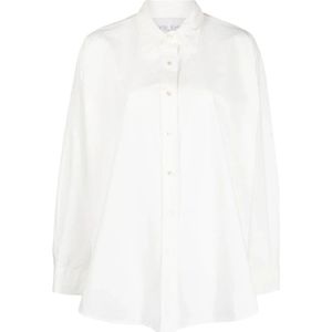 Forte Forte, Dames, Blouses & Shirts, Beige, Maat: S Katoen,