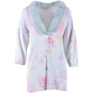 Blumarine, Dames, Truien, Veelkleurig, Maat: S Zijde,