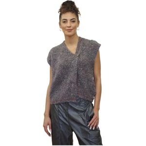 Alessia Santi, Dames, Jassen, Grijs, Maat: XS Katoen,