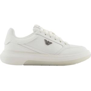 Emporio Armani, Heren, Schoenen, Beige, Maat: 46 EU Nylon,