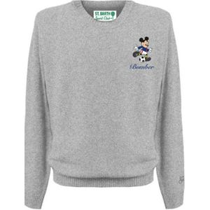 MC2 Saint Barth, Heren, Truien, Grijs, Maat: 2XL Wol,