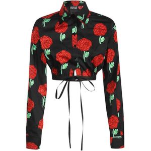 Versace Jeans Couture, Dames, Blouses & Shirts, Veelkleurig, Maat: M Katoen,