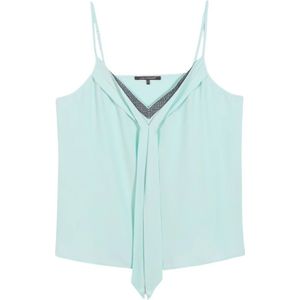Luisa Cerano, Dames, Tops, Groen, Maat: XS Zijde,