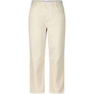 Isabel Marant, Dames, Jeans, Beige, Maat: 2XS Katoen,