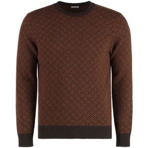 Malo, Heren, Truien, Bruin, Maat: XL Wol,