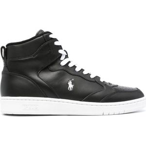 Polo Ralph Lauren, Heren, Schoenen, Zwart, Maat: 44 EU Leer,