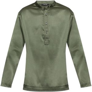 Tom Ford, Heren, Nachtkleding & Lounge, Groen, Maat: S Zijde,
